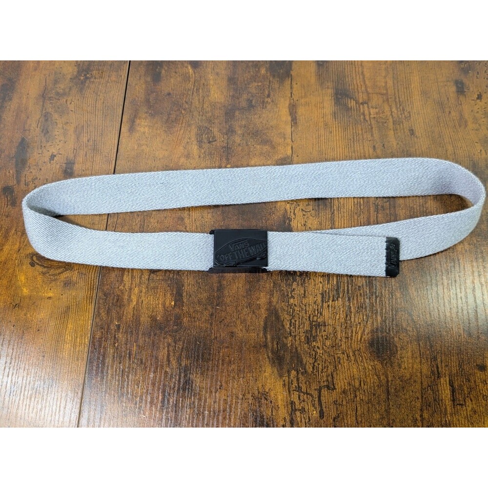 Vans Depster Gray Belt Mens Size 32/34 Adjustable